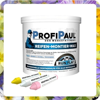 Tire mounting paste blue for Run-Flat-tires, sport- and wide tires 5 kg